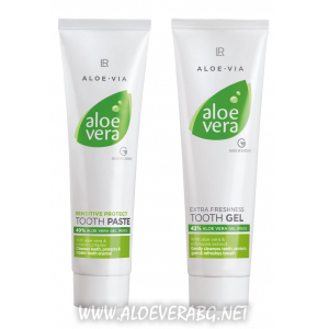 Комплект Паста и Гел за Зъби, Изключително свежи, LR Aloe Vera