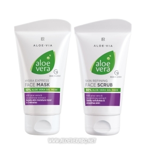 Комплект за Нежна Грижа и Интензивно Почистване на Лицето LR Aloe Vera