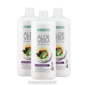 LR Гел за пиене Aloe Vera AÇAÍ PRO SUMMER за Защита от Слънцето и от Дехидратация, Троен Комплект