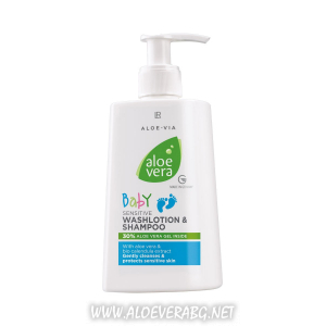 LR Aloe Vera Baby Sensitive измиващ лосион и шампоан