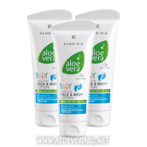 LR Бебешки Крем за Лице и Тяло Aloe Vera Baby Sensitive | Троен комплект