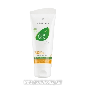 Слънцезащитен лосион, фактор 30 за хора с Лек Тен, Aloe Vera