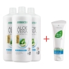 Aloe Vera Гел за пиене Active Freedom, месечен комплект + Aloe Vera Витализиращ душ-гел